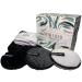 Fresh Faced Reuseable Face Cleaning Pads | Vegan Makeup Remover Gift Set For Women | 3 x Microfibre Washable Pads with Towel Headband and Laundry Bag | Reusable Makeup Pads