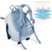 GAGAKU Mini Toddler Backpack for Boys 2-5 Years | Anti-Lost Preschool Backpack with Leash in Blue - Buy Online on GoSupps.com