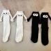 TOCOLA Funny Magnetic Suction Couple Socks - Unisex 3D Doll Holding Hands Design (Black) - Set of 2 - Buy Online on GoSupps.com