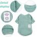 Warm Dog Sweater for Small & Medium Dogs | Actoys Cozy Pet Pullover | Winter Cat Sweater - Green L - Buy Online on GoSupps.com