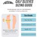 Night Skull Pattern Calf Compression Sleeves for Running - 1 Pair - Buy Online on GoSupps.com