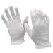 6 x Powcog White 100% Cotton Gloves in XL | Beauticians Skin Cleaning (6)