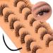 ALPHONSE 16MM Natural Look Mink False Eyelashes - 7 Pairs Pack - Buy Online on GoSupps.com
