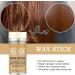 Wax Stick for Hair Wigs | Solid Hair Wax Stick Safe and Healthy Styling Supplies for Short Hair Medium Length Hair Long Hair Any Type of Hair Hondony - Buy Online on GoSupps.com