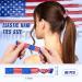 Patriotic Hair Ties Bulk - 60 Pieces Red, White, Blue Ribbon Hair Bands for 4th of July - Flag Style Hair Holders for Girls and Women - Buy Online on GoSupps.com