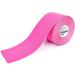 Meglio Kinesiology Tape - Uncut 5m Roll - Therapeutic & Hypoallergenic for Muscle Support & Injury Recovery - Breathable & Waterproof - Pink - Buy Online on GoSupps.com