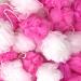 Loofah Lord 20 White and Pink Mixed Assortment Bath or Shower Sponge Loofahs Pouf Mesh Baby Shower  Girls Gift Bag Wholesale Bulk Lot