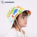 LANGZHEN Baby Girls Beach Sun Hat with Chin Strap, Colorful Fish Print - 6-12 Months - Buy Online on GoSupps.com
