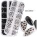 Nail Gems 2 Plates Rhinestones for Nail Art 2 Colors 12 Grids Different Shape 3D Nail Art Gems with Rhinestone Picker Dotting Pen for Professionals Beginners Nails Salon Clothes Craft Style2 - Buy Online on GoSupps.com