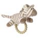 Mary Meyer Afrique Teether Baby Rattle  5-Inches  Zebra