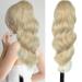 50cm ponytail extension ponytail extensions blond hair part with clamp long curls hair extension art hair synthetic braid ponytail like real hair 083e-20 50cm/20 in 613#