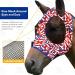 Shop Harrison Howard Stretchable UV Protection Fly Mask - Breathable Mesh Eye Opening & Ear Protection - Full Size - Buy Online on GoSupps.com