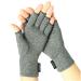 Vive Arthritis Gloves - Compression Glove for Rheumatoid Osteoarthritis - Heat Hand Gloves for Computer Typing Arthritic Joint Pain Relief Carpal Tunnel - Men Women - Open Finger Thumb (Medium) Medium Old