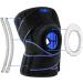 ABYON Upgraded Adjustable Knee Braces with Side Stabilizers - Effective Knee Pain Relief for Meniscus Tears, ACL, MCL Injuries - Non Slip, Adjustable Support - Large, Blue (1 Pack) - Buy Online on GoSupps.com