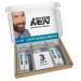 Just For Men Mustache & Beard, Beard Coloring for Gray Hair, With Biotin Aloe and Coconut Oil for Healthy Facial Hair - Light-Medium Brown, M-30 (Pack of 3, Ecomm Friendly Packaging) 3 Count (Pack of 1) Light-Medium Brown