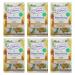 Pack of 6 Dresden Essence Body Scrub Dead Sea Salt Honey Herbs 6 x 50 g Skin Scrub 50 g (Pack of 6)