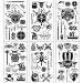 Konsait 130+ Tiny Pirate Temporary Tattoos for Kids Party, Black Viking Pirate Fake Body Art Stickers - Ideal for Birthday Gift & Pirate Party Supplies - Buy Online on GoSupps.com