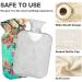 Naanle Orange Peacock Flowers Hot Water Bottle with Lid | 2L Heat Bottle for Back Pain Relief & Cold Therapy - International Shipping Available - Buy Online on GoSupps.com