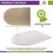 Mars Wellness Gel Heel Lift Cushion Pad Shock Absorbing Heel Lift for Women Alleviate Achilles Arch & Heel Pain Ideal for Leg Length Discrepancies & Bone Spurs - Buy Online on GoSupps.com