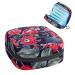Women's bonds storage pockets Stillpad keeper eye ball rose pattern portable period kit bag feminine product bag for women girls color3