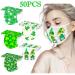 50Pcs Adult St. Patrick's Day Disposable_Face_M sks for Holiday Party St Patricks Day Decorations Breathable Protection Saint Patricks Decor for Adults Women Men