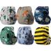 Littles and Bloomz FLP2-0605 Reusable Diapers - Standard Popper - 6 Pack | Eco-Friendly Comfortable & Ideal for International Shipping - Buy Online on GoSupps.com
