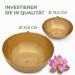 Expert Tibetan Sound Bowl Set for Relaxation & Yoga | Large 21.5cm & Mini 13.5cm | Deep Clay Massage Sound Shells for Private Use - Buy Online on GoSupps.com