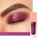 Oulac Liquid Glitter Eyeshadow Metallic Purple Eyeshadow & Eyeliner | Metallic Purple Raspberry Duo Chrome Deep Ruby with Blue Sparkle Crease-Free Vegan Cruelty-Free 5.4g Chaotic Love (06)