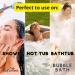 Buy Hot Flowers Bubble Bath Scented Foam for Men & Women Relaxing & Moisturizing Soak in Champagne-Shaped Bottles - Buy Online on GoSupps.com