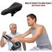 LuxoBike Gel Padded Bike Seat Cover for Men - Extra Soft Cushion Pad for Cycling, Spinning & Exercise - Black - Buy Online on GoSupps.com