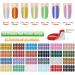 DANNEASY Glitter Nail Polish Stickers - 24 Sheets Self-Adhesive Full Nail Wraps for Women | Gel Nail Strips Manicure Kit with File & Cuticle Stick - Buy Online on GoSupps.com