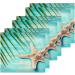 SUABO Soft Cotton Bath Washcloths Set | Starfish Palm Tree Design | Absorbent & Quick Drying | 6-Pack - Buy Online on GoSupps.com