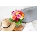 1 Dozen Rainbow Roses with Free Vase | Fresh Flowers from You Flowers - Buy Online on GoSupps.com