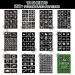 12 Sheets Henna Tattoo Stencils Kit - 300+ PCS Templates for Women, Girls, Kids - Reusable Temporary Indian Arabian Glitter Airbrush Stencils for Face & Body Paint - DIY - Buy Online on GoSupps.com