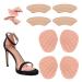 Riootlnm Anti-Slip Ball of Foot Cushions for Shoes Massaging Dot Metatarsal Pads for Foot Pain High Heel Comfort Pads Heel Grips Inserts for Shoes Too Big Loose Shoes Blisters (Combination)