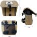 Trummul Waterproof Binocular Harness Chest Pack with Adjustable Straps and Multiple Pockets - Tan - Buy Online on GoSupps.com