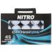 Nitro Golf Crossfire 45 Ball Pack Golf Balls, White