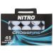 Nitro Golf Crossfire 45 Ball Pack Golf Balls, White
