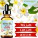 Botanical Beauty MONOI OIL VANILLA - Tiare flowers in Coconut Oil and Vanilla Bean Oil 100% Natural 4 Fl.oz - 120 ml Pure for FACE SKIN BODY HAIR NAILS - Buy Online on GoSupps.com