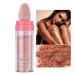 Body Powder Stick | Fairy Highlight Patting Powder Highlighter | Three-Dimensional 9g Body Shimmer High Gloss Natural Face Powder Makeup Face er Rowces 03#bronze