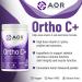 AOR Ortho C+ 240g Powder High-Potency Vitamin C Ascorbic Acid - Electrolyte Formula with Magnesium & Calcium Ascorbate Supports Skin & Blood Vessel Function Electrolyte Powder for Everyday Wellness - Buy Online on GoSupps.com