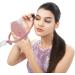 Touch-Screen Vanity Mirror with Lights & Desk Mirror Lights, Portable HD Cosmetic Lighted Mirror - Pink - Buy Online on GoSupps.com