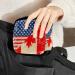 GIAPB Sanitary Napkin Storage Bag - Period Pad Holder & Makeup Pouch - American & Canada Flag Color - Buy Online on GoSupps.com