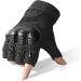 Fuyuanda Tactical Fingerless Gloves - Ideal for Riding, Cycling, Paintball, and Motorcycle - Black Medium - Buy Online on GoSupps.com
