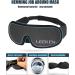 LEEKEN 3D Sleeping Eye Mask - 100% Light Blockout for Men and Women - Cool Sports Fabric - Comfortable and Breathable - Mesh-White - Buy Online on GoSupps.com