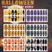 TailaiMei 12 Sheets Halloween Nail Wraps Stickers Nail Polish Strips Self-Adhesive Full Wraps with 2 pcs Nail Files for DIY Nail Art Decals (Pumpkin Style) Halloween Full Wraps 12 Sheets - Buy Online on GoSupps.com
