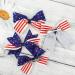 4th of July Patriotic Hair Bows Clips & Hairpins Set for Kids - USA Flag Hair Accessories for Independence Day - 4Pcs - Buy Online on GoSupps.com