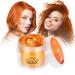 Hair color wax magic master keratin temporary hairstyle instant colored tone for men and women party festival cosplay (orange)