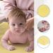 Baby Changing Mat Terry Cover 70x50cm with Raised Edges, Yellow - Buy Online on GoSupps.com
