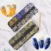 Ebanku 9 Boxes Nail Art Rhinestone Glitter - Nail Crystals & Back Gemstones Decoration Set with Tweezers & Nail File for Stunning Nail Designs - Buy Online on GoSupps.com